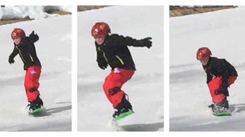 Snowboarding at Discovery Ski Basin, MT
