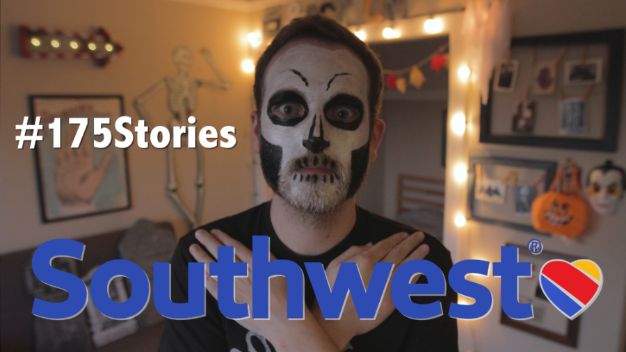 Spooky-Boy flies Southwest