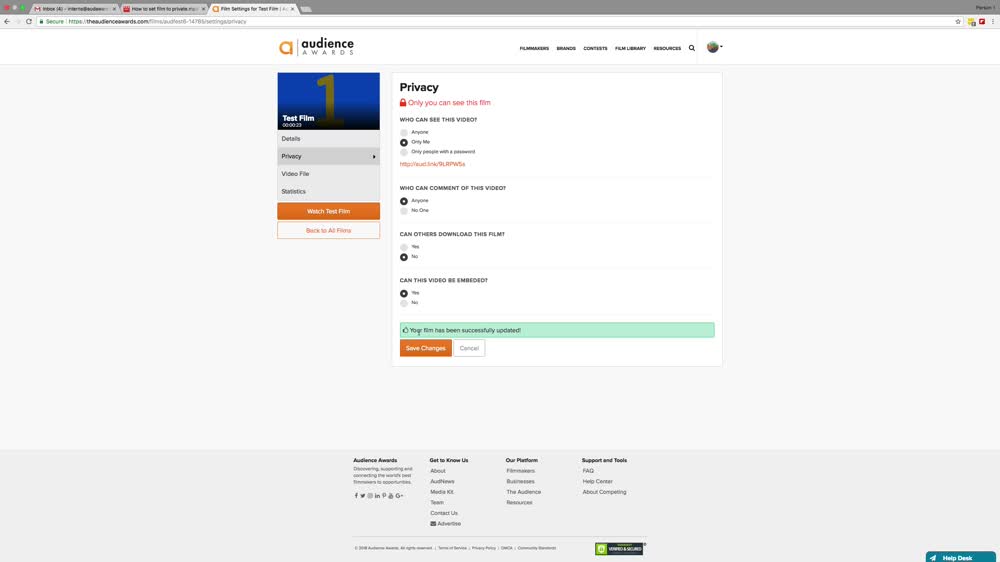 Tutorial How to set your video to private
