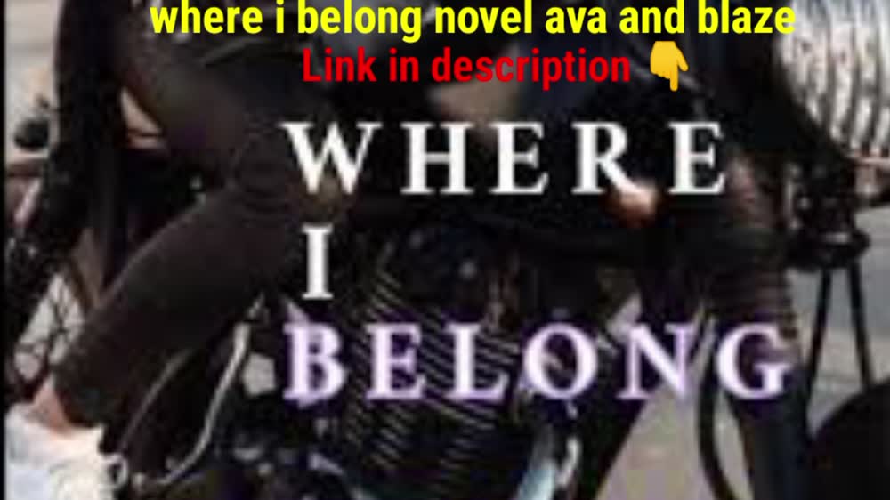 where i belong novel ava and blaze pdf free download