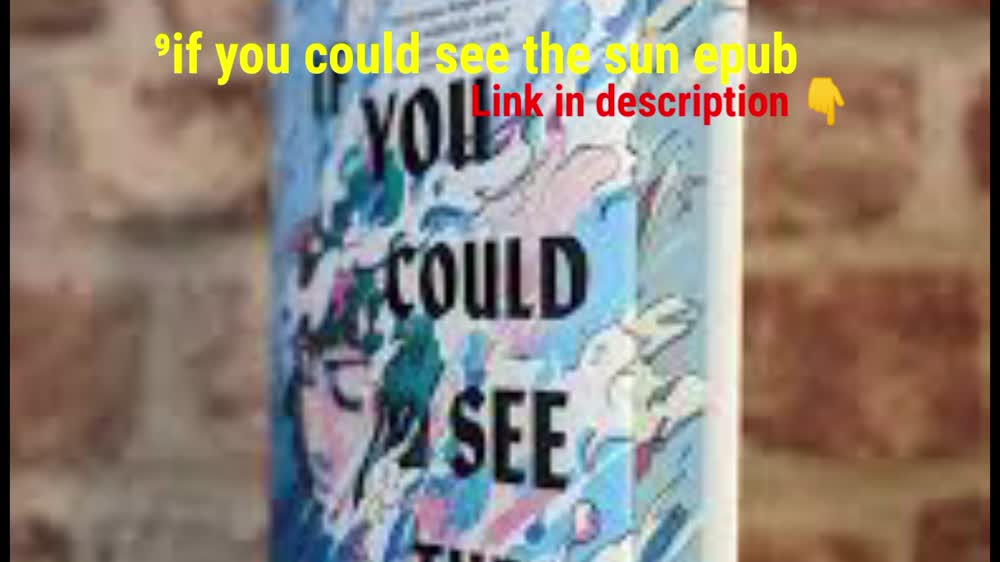 if you could see the sun epub