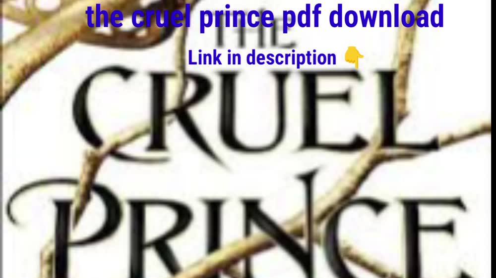 the cruel prince pdf download