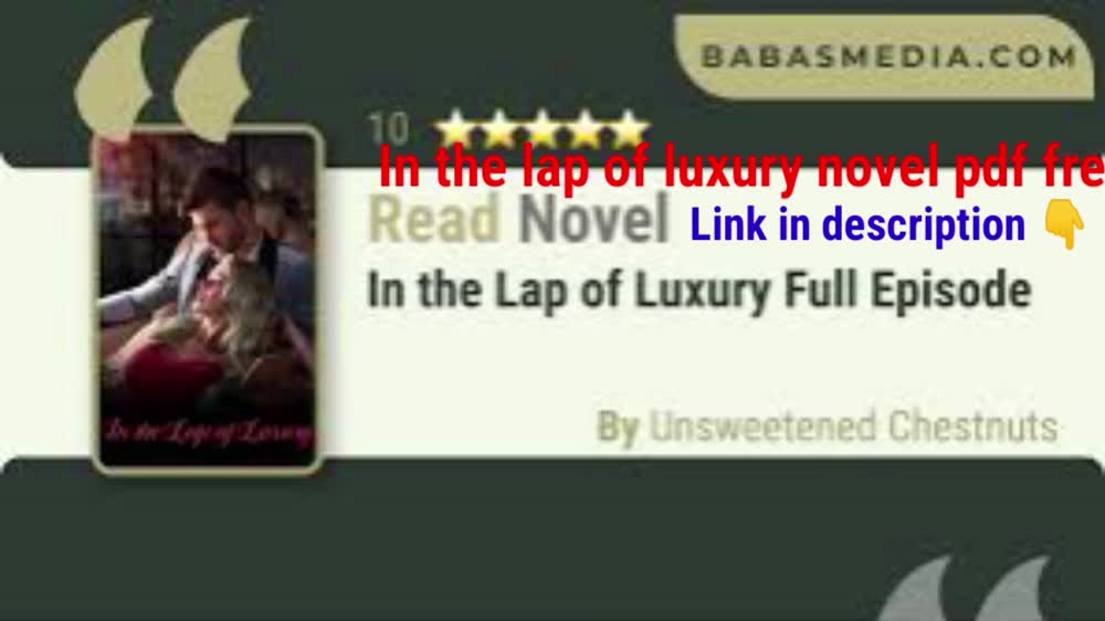 In the lap of luxury novel read online pdf free download