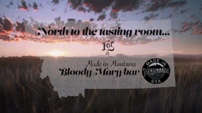 North to the tasting room...for a Made in Montana Bloody Mary bar